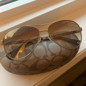 Coach Aviator Sunglasses